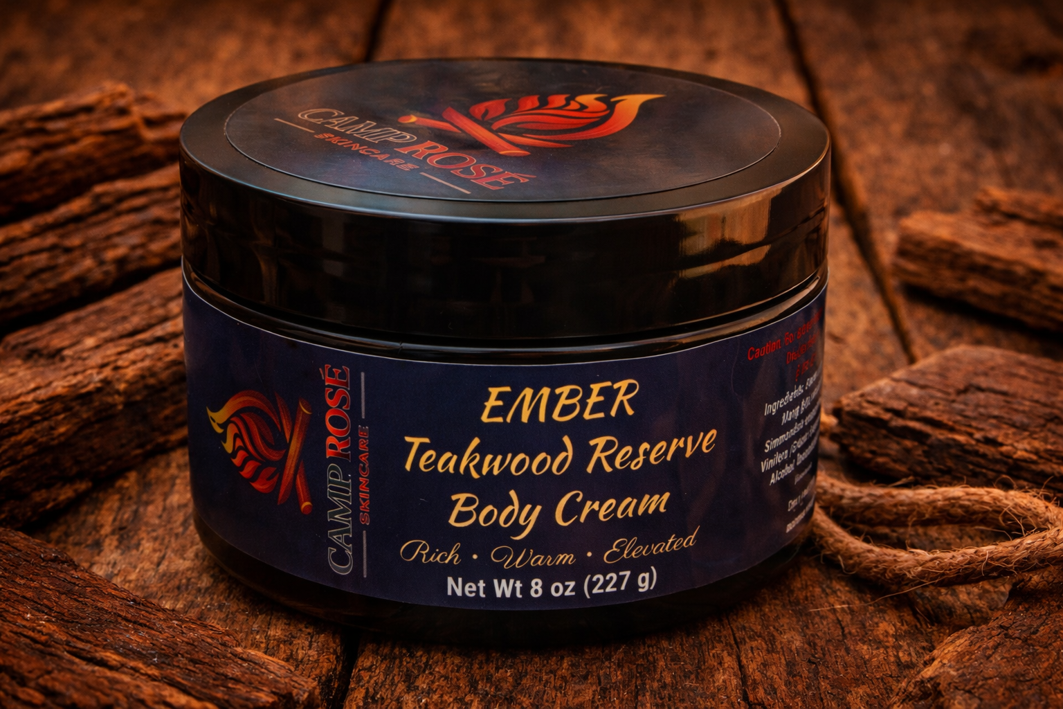 EMBER Teakwood Reserve Body Cream