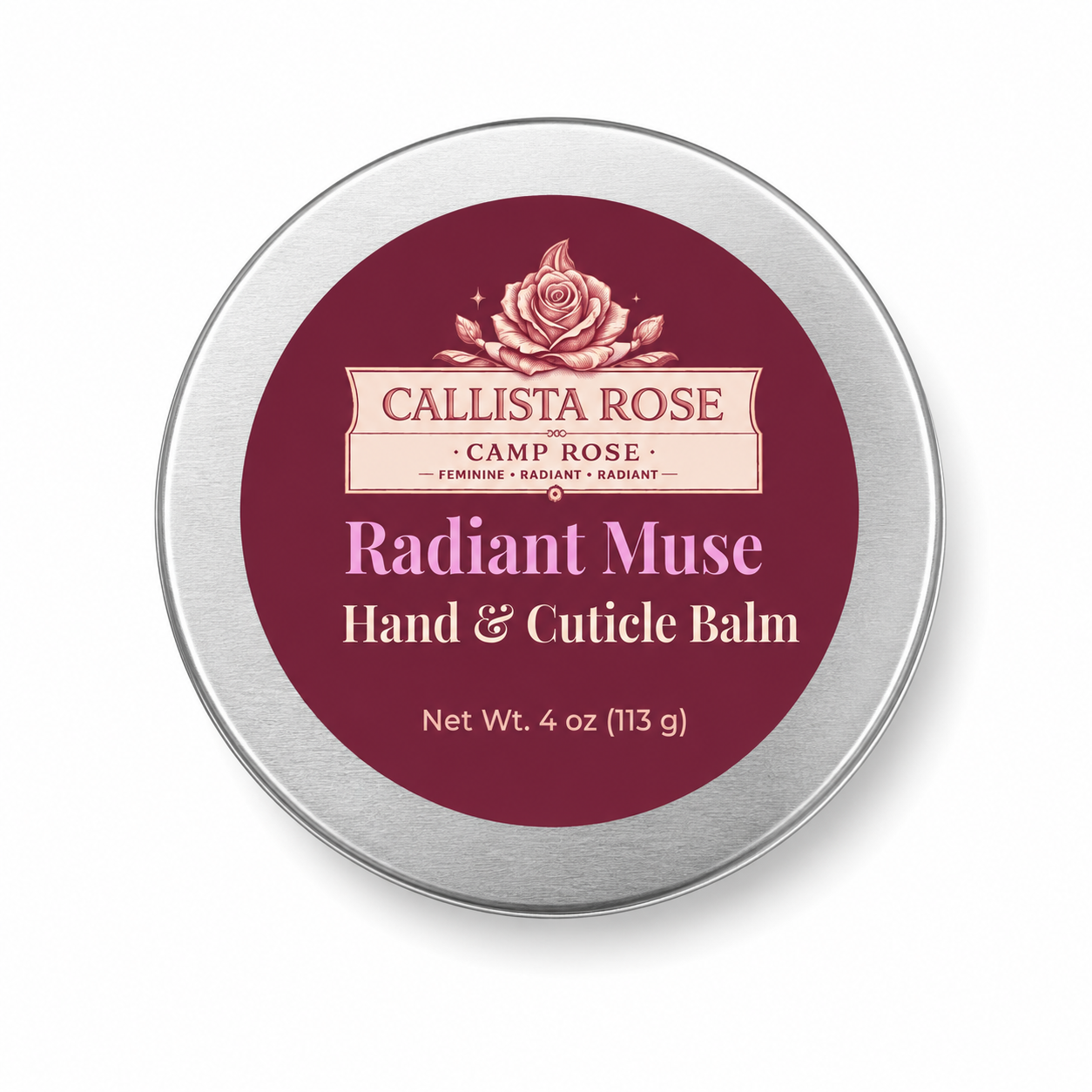CALLISTA ROSE RADIANT MUSE HAND & CUTICLE BALM