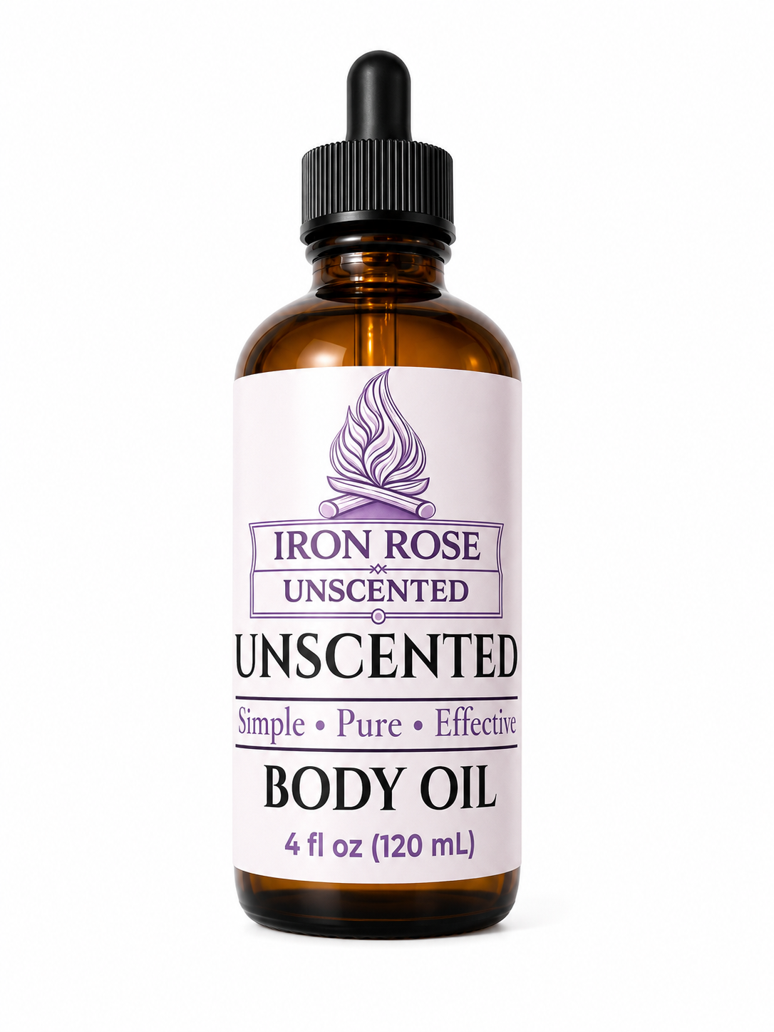 IRON ROSE UNSCENTED BODY OIL