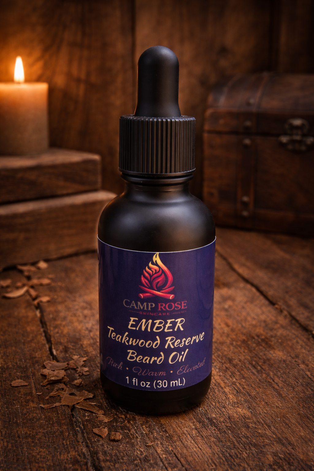 EMBER Teakwood Reserve Beard Oil