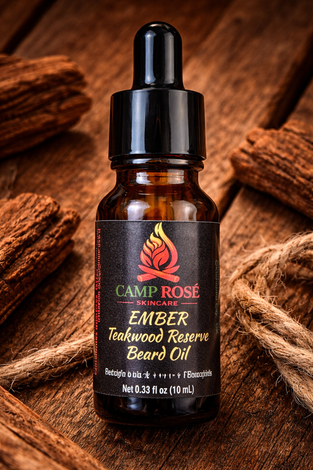 EMBER Teakwood Reserve Beard Oil